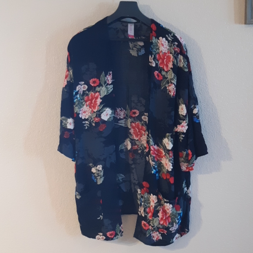 Flower Cover/Blazer/PullOver Short Sleeve